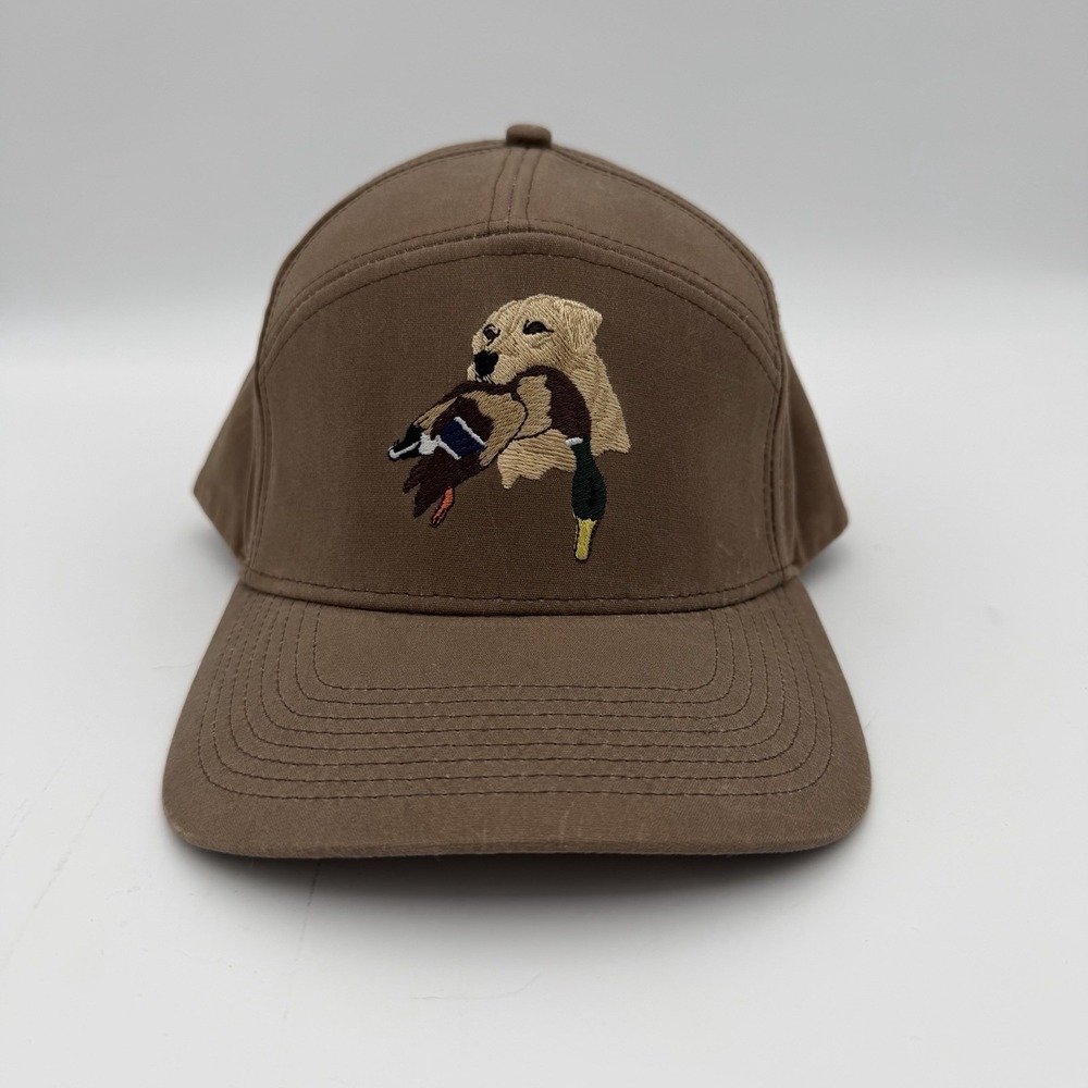 Chance Outdoors Labrador Retriever Mallard Duck hunting hat adjustable OS brown